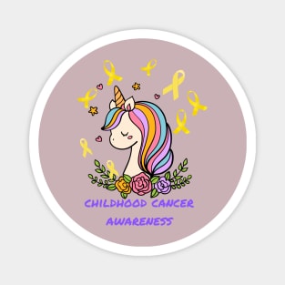 childhood cancer awareness Magnet